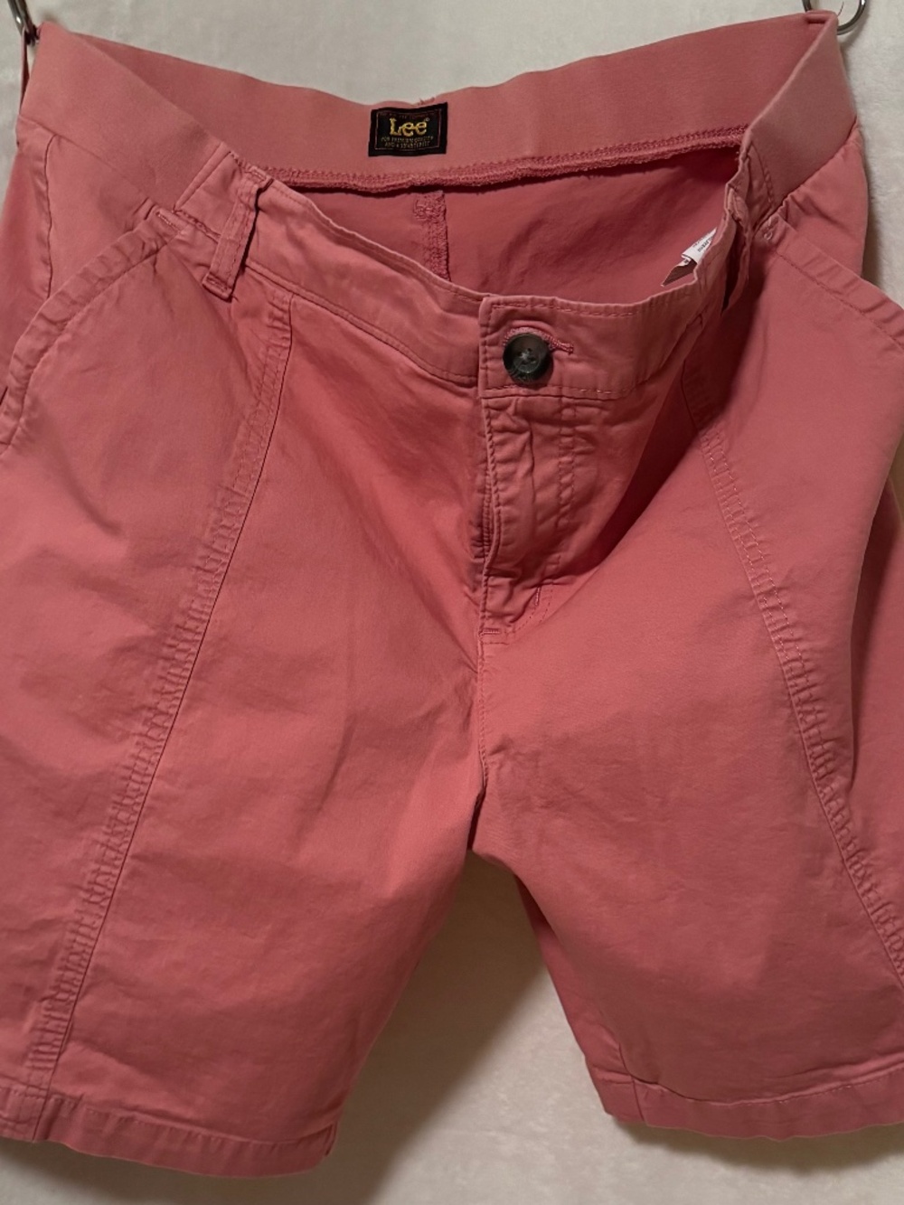 Lee Women’s Pink Cargo Shorts Casual Utility Shorts